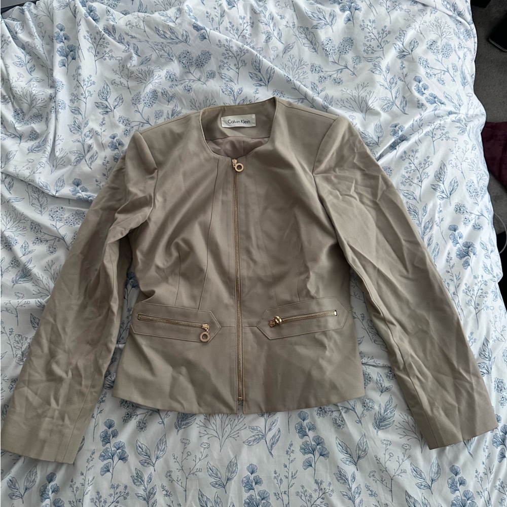 Calvin Klein blazer zip up